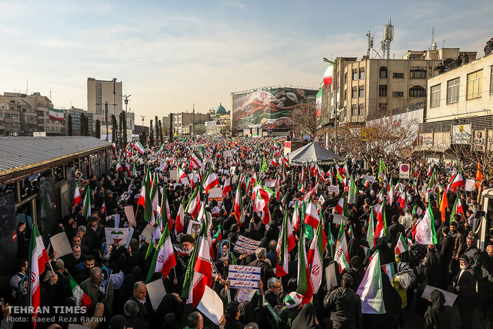 Nationwide rallies supporting the gov., denouncing riots, terror attacks