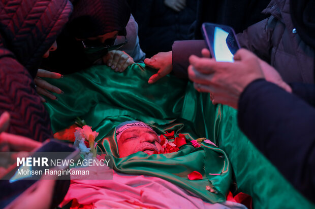 Farewell ceremony with martyrs of security held in Tehran
