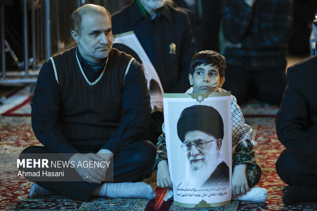 Farewell ceremony with security martyrs in Imam Reza shrine
