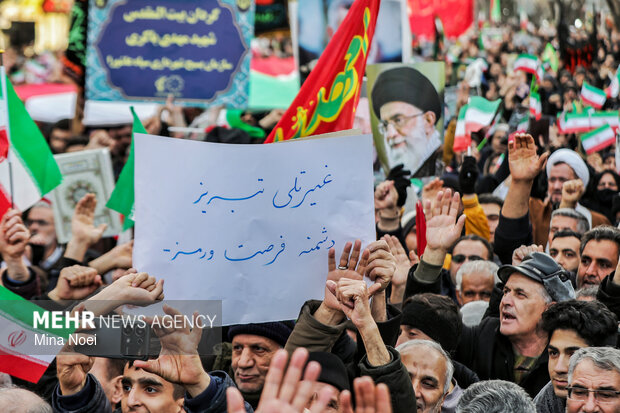 تجمع «همبستگی ملی» در تبریز