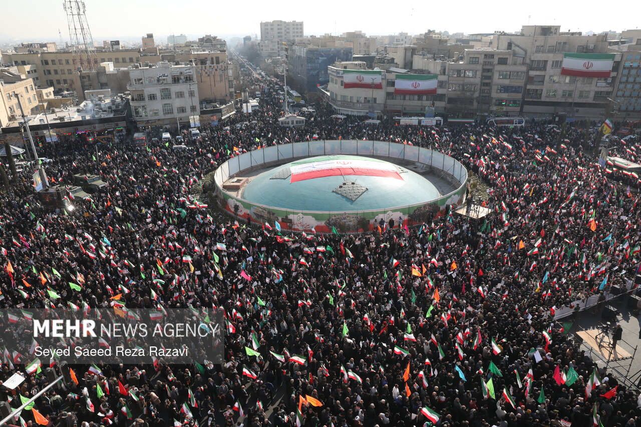 اتحاد قهرمانانه مردم تهران علیه تروریسم و اغتشاش آمریکایی -  ...