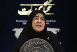 Presser of Iranian government spokeswoman