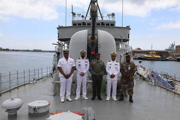 ورود ناوگروه رزمی - اطلاعاتی ایران به بندر کیپ‌تاون آفریقای جنوبی