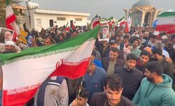 VIDEO: Pro-Islamic Establishment rally on Kharg Island