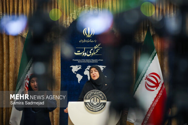 نشست خبری سخنگوی دولت