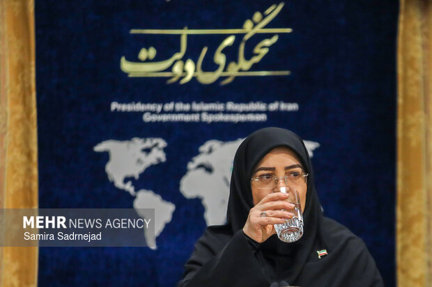 نشست خبری سخنگوی دولت