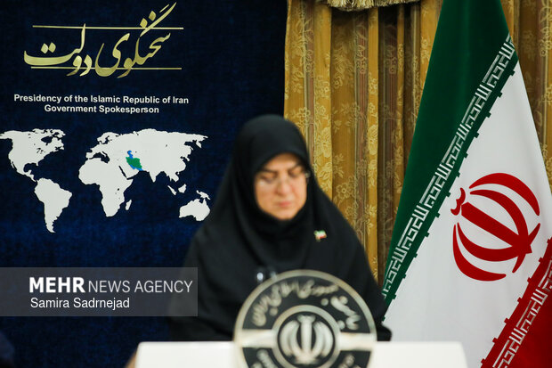 نشست خبری سخنگوی دولت