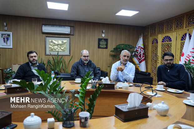 حضور رئیس سازمان فرهنگی هنری شهرداری تهران در مجموعه رسانه‌ای مهر