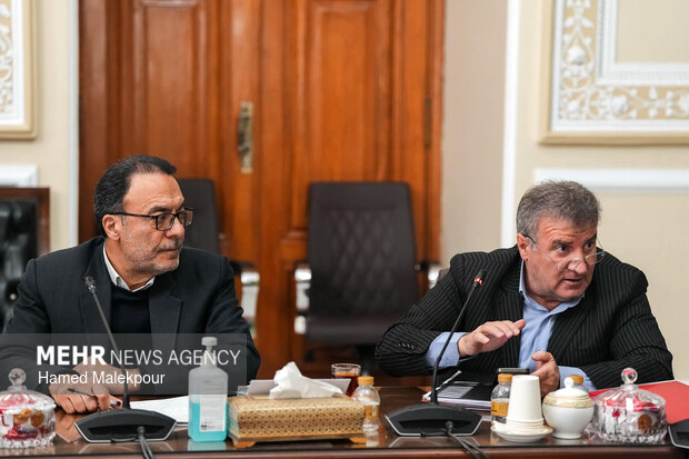 دیدار رئیس و اعضای کمیسیون کشاورزی، آب و منابع طبیعی با رئیس مجلس شورای اسلامی