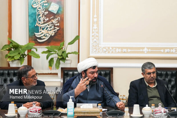 دیدار رئیس و اعضای کمیسیون کشاورزی، آب و منابع طبیعی با رئیس مجلس شورای اسلامی