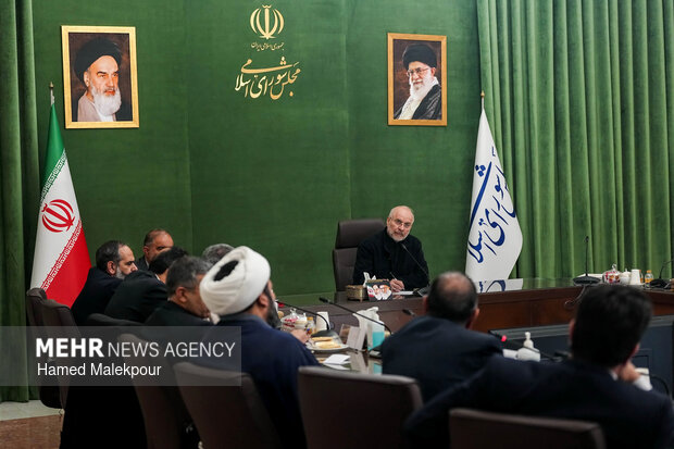 دیدار رئیس و اعضای کمیسیون کشاورزی، آب و منابع طبیعی با رئیس مجلس شورای اسلامی