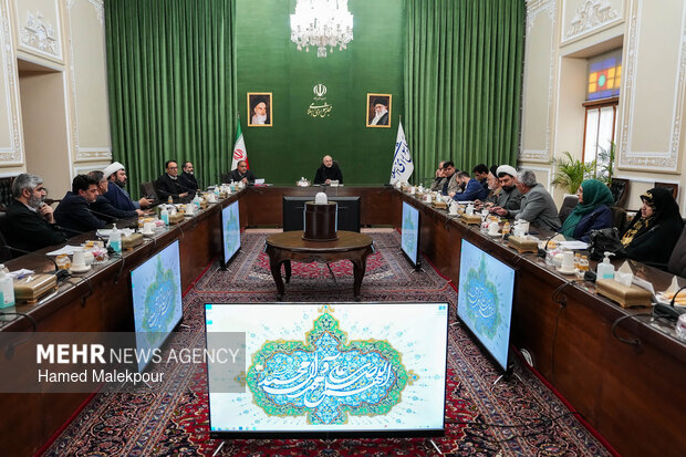 دیدار رئیس و اعضای کمیسیون کشاورزی، آب و منابع طبیعی با رئیس مجلس شورای اسلامی