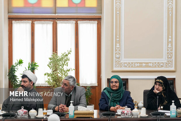 دیدار رئیس و اعضای کمیسیون کشاورزی، آب و منابع طبیعی با رئیس مجلس شورای اسلامی