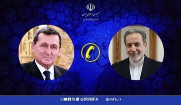 عراقجي يناقش مع نظيره التركمانستاني اخر تطورات العلاقات الثنائية و الاقليمية والدولية