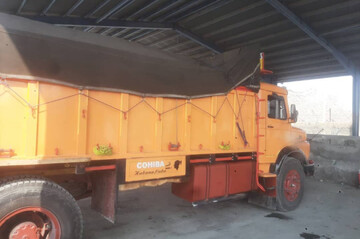 توقیف کامیون بنز با ۳۶۸ میلیون ریال خلافی در هرمزگان