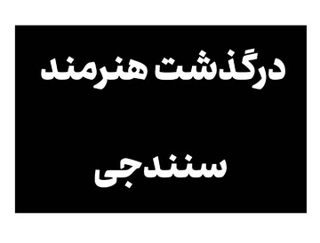 هنرمند سنندجی در عرصه صنایع دستی درگذشت