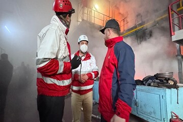 محبوبی: آتش سوزی در کارخانه تولید شیشه در ارومیه؛ حادثه مصدوم نداشت