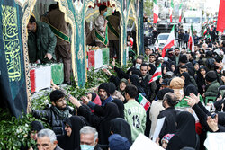 Funeral ceremony of martyrs of US-Israeli riots in Tehran