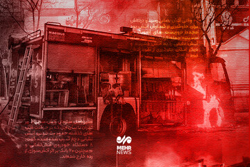 تروریست‌ها ده‌ها ماشین آتش‌نشانی و امدادی به آتش کشیدند