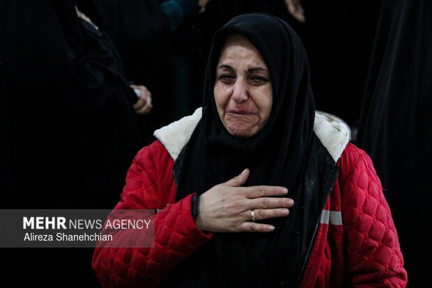 مراسم سومین روز شهادت شهدای مدافع وطن در مصلای رشت