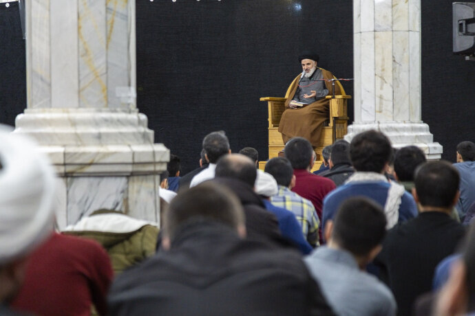 برگزاری کلاس اخلاق آیت الله یزدان پناه در مدرسه عالی شهید مطهری