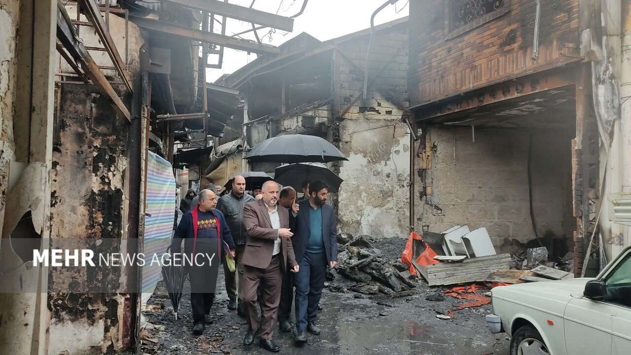 سردار حسن پور: بسیج اصناف کشور در کنار کسبه آسیب دیده رشت است