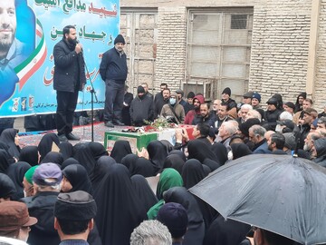 تشییع پیکر شهید جهاد تبیین کشور در گلستان برگزار شد