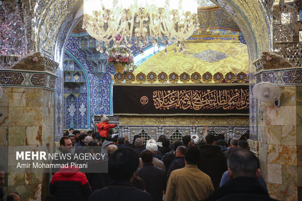 حال و هوای شب شهادت امام کاظم(ع) در حرم حضرت معصومه(س)