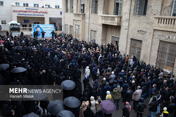 تشییع پیکر شهید سید حسن حسینی