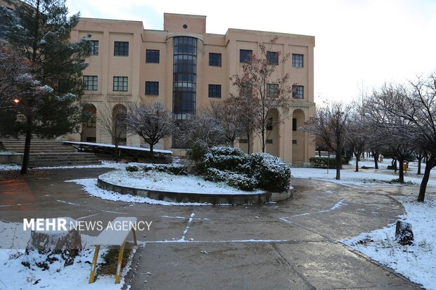 روز برفی دانشگاه لرستان