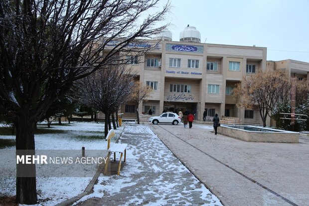 روز برفی دانشگاه لرستان