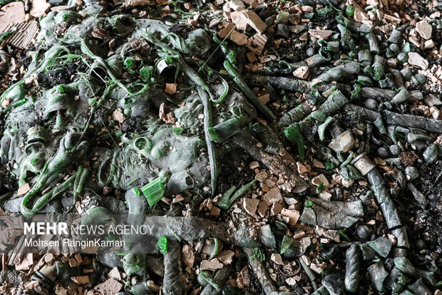 مراسم قرائت زیارت عاشورا در حسینه موج الحسین