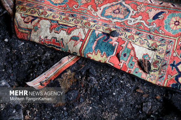 مراسم قرائت زیارت عاشورا در حسینه موج الحسین