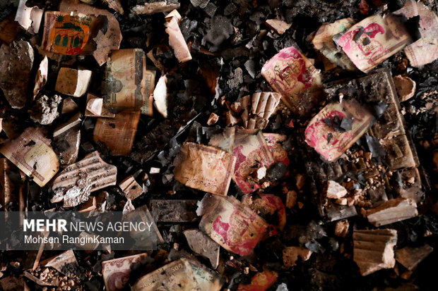 مراسم قرائت زیارت عاشورا در حسینه موج الحسین