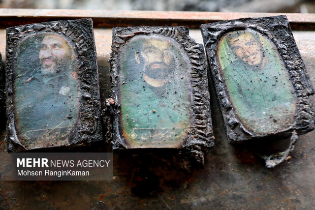 مراسم قرائت زیارت عاشورا در حسینه موج الحسین