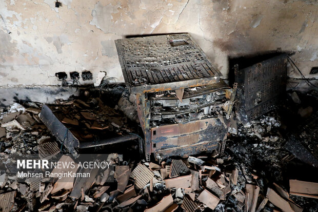 مراسم قرائت زیارت عاشورا در حسینه موج الحسین