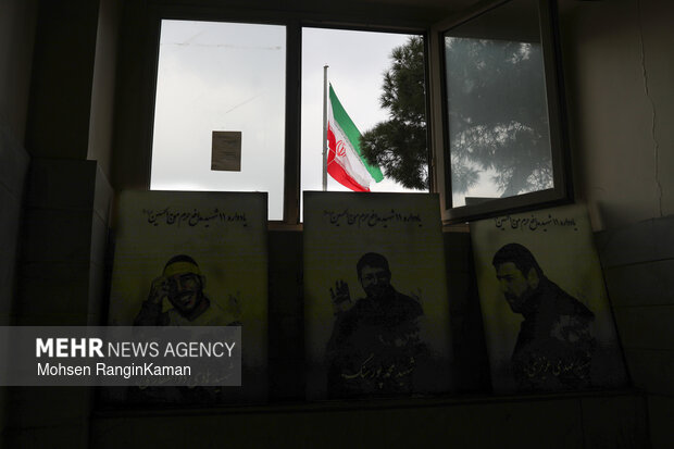 مراسم قرائت زیارت عاشورا در حسینه موج الحسین