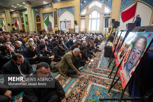 بزرگداشت شهدای اقتدار امینت در قزوین