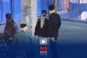 دختر قمه‌به‌دست در میان تروریست‌های مسلح شوشتر!