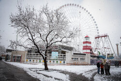 کاهش محسوس دما و بارش برف و باران در خراسان رضوی