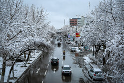 آغاز بارش برف در برخی شهرهای گیلان؛ هشدار نارنجی تا فردا صادر شده است