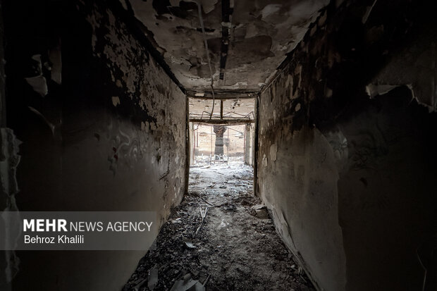 خسارات آشوبگران به مشیریه تهران