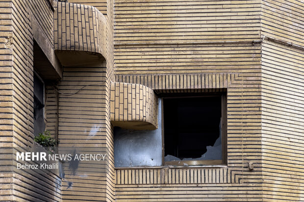 خسارات آشوبگران به مشیریه تهران