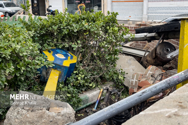 خسارات آشوبگران به مشیریه تهران