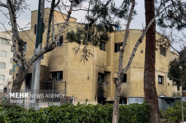 خسارات آشوبگران به مشیریه تهران