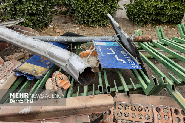 خسارات آشوبگران به مشیریه تهران