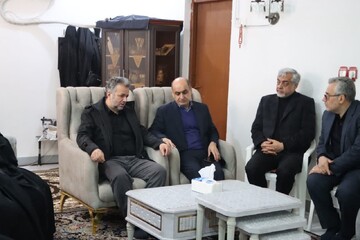 دیدار استاندار گیلان با خانواده ۲ شهید امنیت در رشت