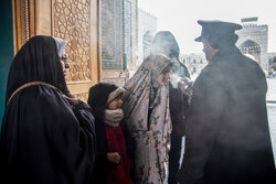 حال و هوای حرم مطهر امام رضا(ع) در روز عید مبعث