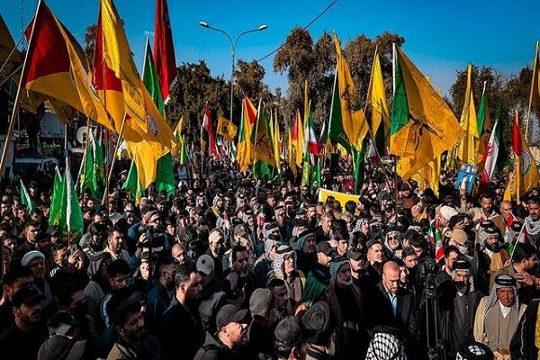 Irak'ta İran'a destek yürüyüşü