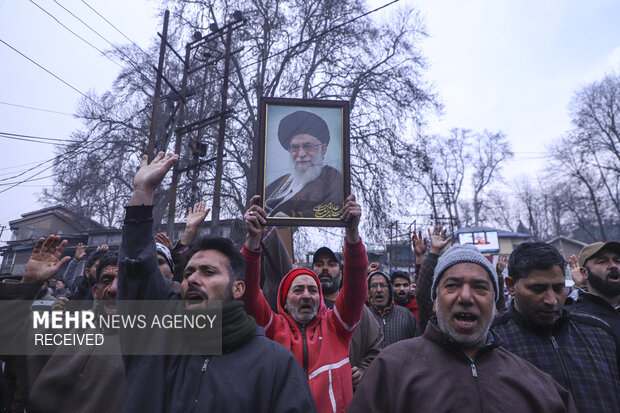 
Kashmiris support Iran against foreign-backed terrorists
